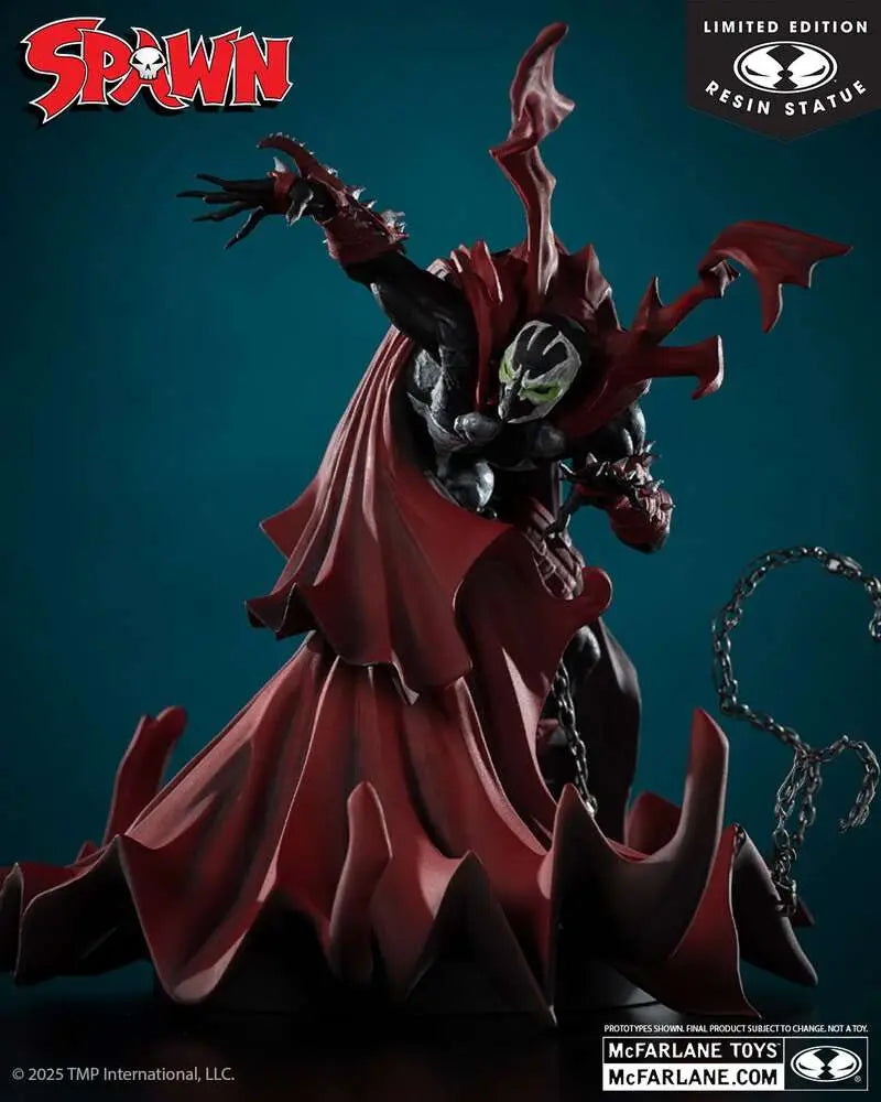 SPAWN BLACK WHITE & RED ALL OVER SPAWN BY GREG CAPULLO RESIN Estatua