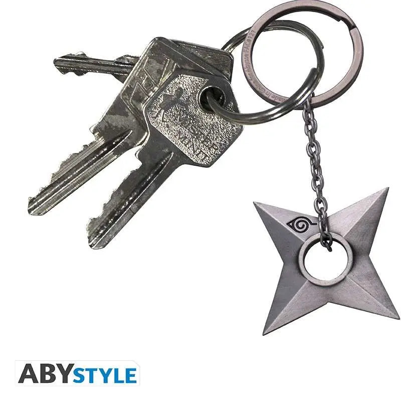 NARUTO SHIPPUDEN SHURIKEN KONOHA 3D KEYCHAIN Frikytopia