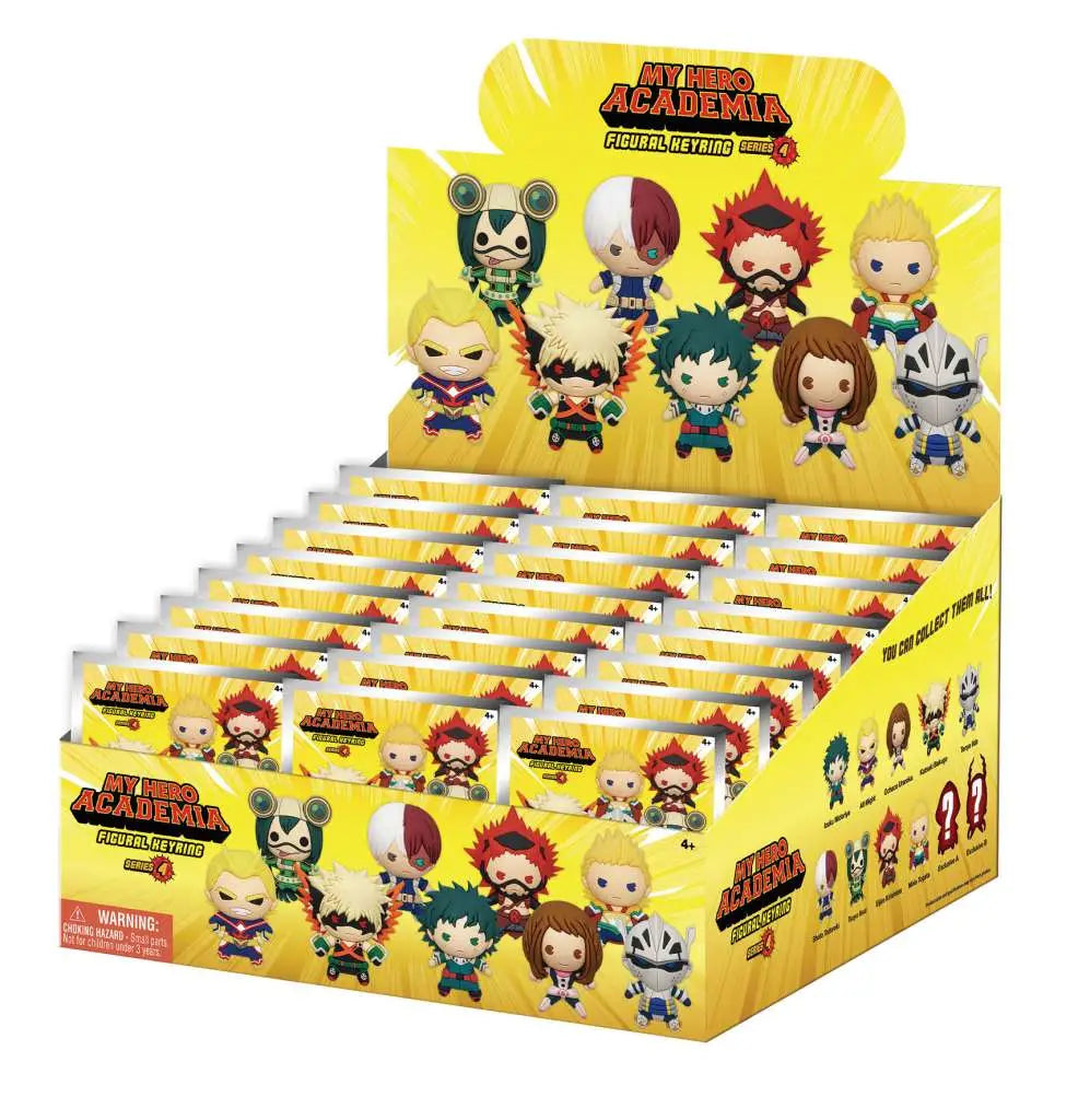 MY HERO ACADEMIA S.4 BAG CLIP BLIND BOX DISPLAY (24) Frikytopia