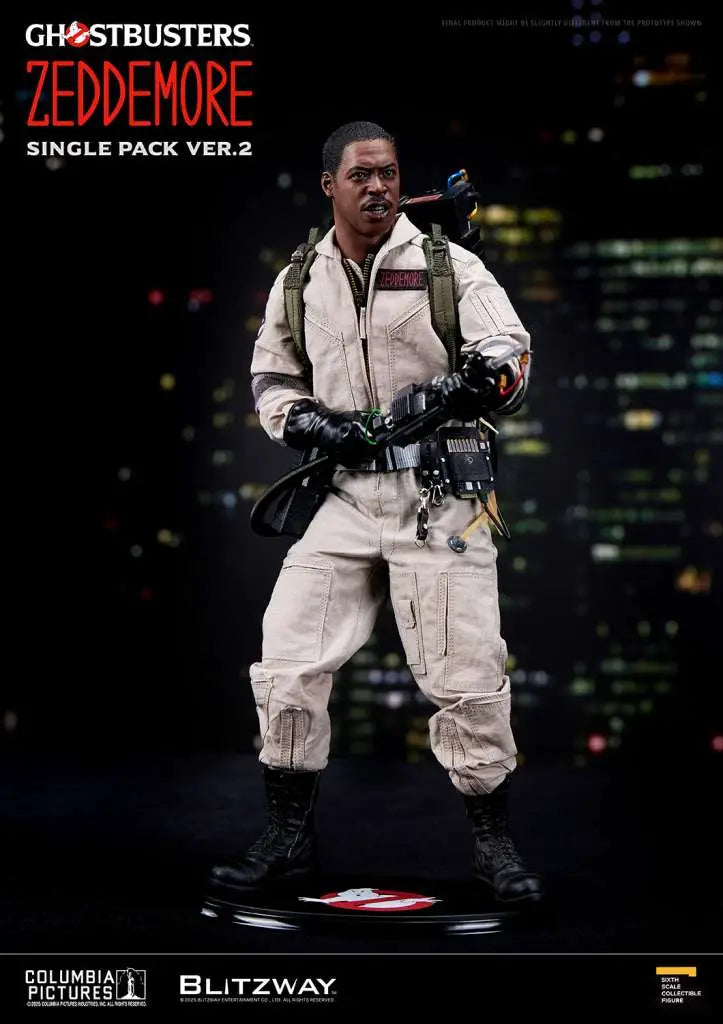 GHOSTBUSTERS  WINSTON ZEDDEMORE VER.2 1/6 ACTION Figura