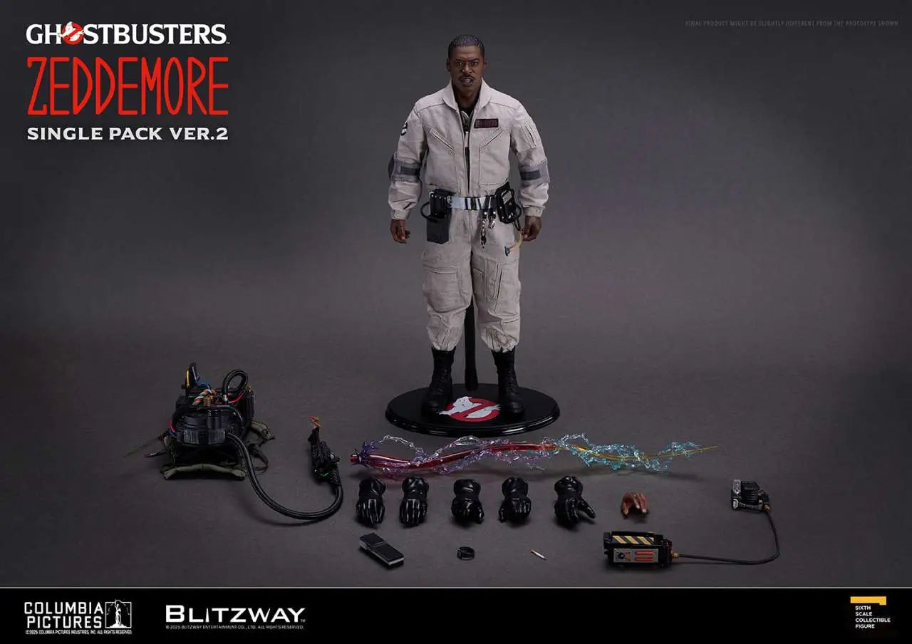 GHOSTBUSTERS  WINSTON ZEDDEMORE VER.2 1/6 ACTION Figura