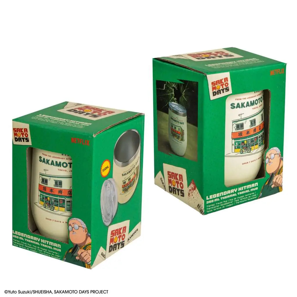 SAKAMOTO DAYS THE LEGENDARY HITMAN THERMAL TRAVEL Taza