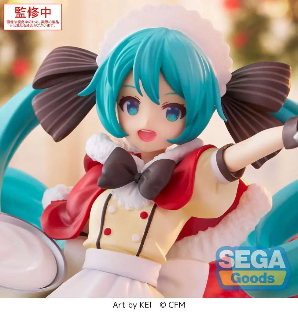 Character Vocal Series 01: Hatsune Miku Estatua Luminasta PVC Hatsune Miku Christmas 2025 20 cm