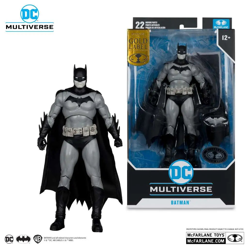 DC MULTIVERSE BATMAN YEAR ONE PT4 GOLD LABEL PLATINUM BATMAN AF Frikytopia
