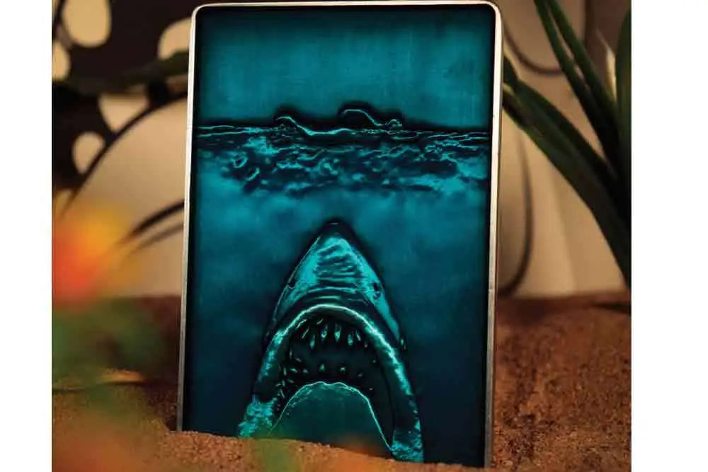 Jaws Lingote 50th Anniversary Poster Limited Edition