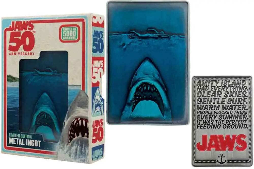 Jaws Lingote 50th Anniversary Poster Limited Edition