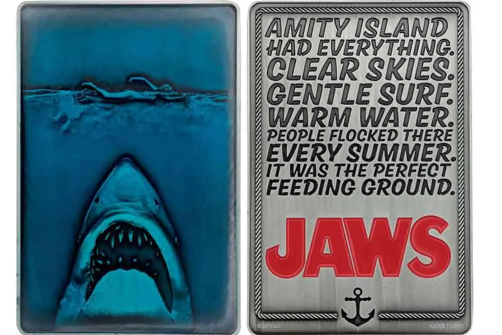 Jaws Lingote 50th Anniversary Poster Limited Edition