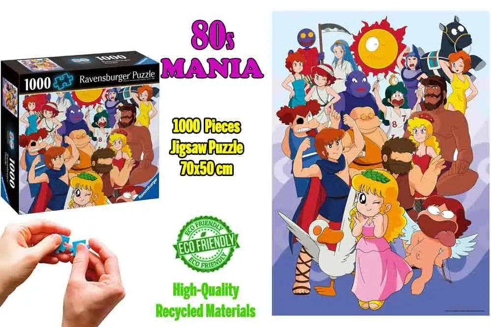 POLLON 80S MANIA 1000 PIECES JIGSAW PUZZLE Frikytopia