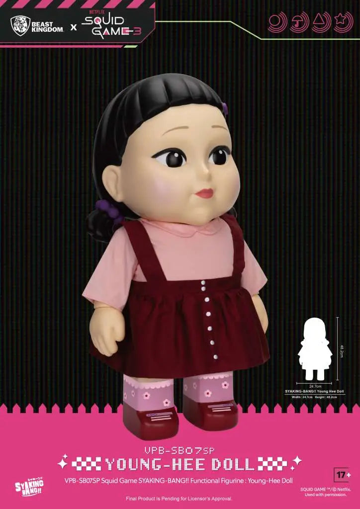 SQUID GAME NETFLIX S3 SYAKING BANG YOUNG HEE Muñeca FUNCTIONAL Figura