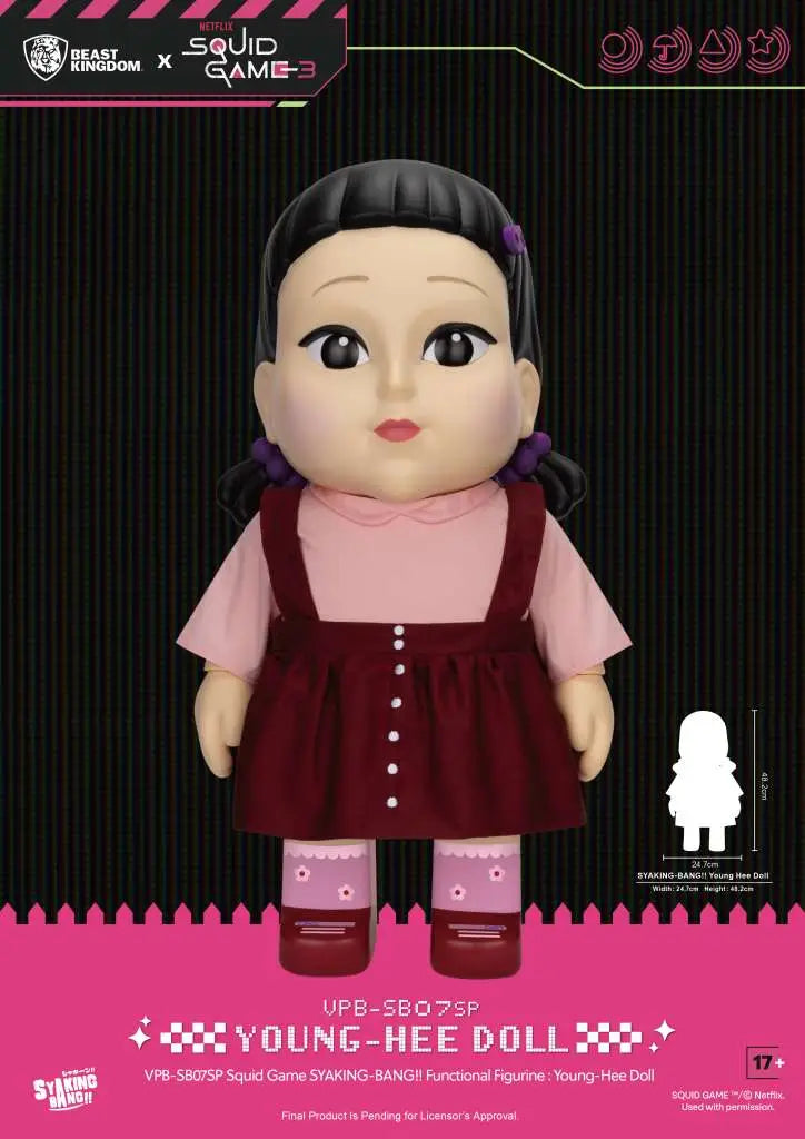 SQUID GAME NETFLIX S3 SYAKING BANG YOUNG HEE Muñeca FUNCTIONAL Figura