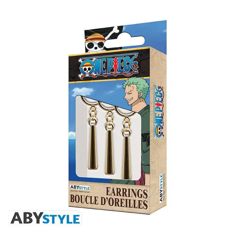 ONE PIECE ZORO 3 EARRINGS REPLICA Frikytopia