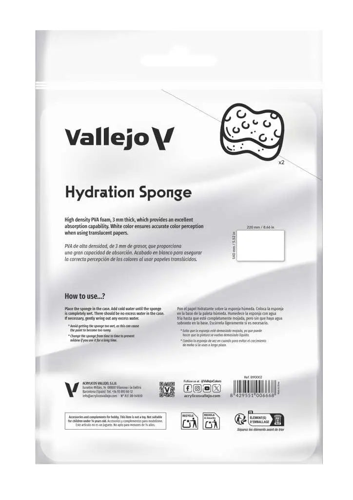 WET PALETTE REUSABLE SPONGES B90002 Frikytopia