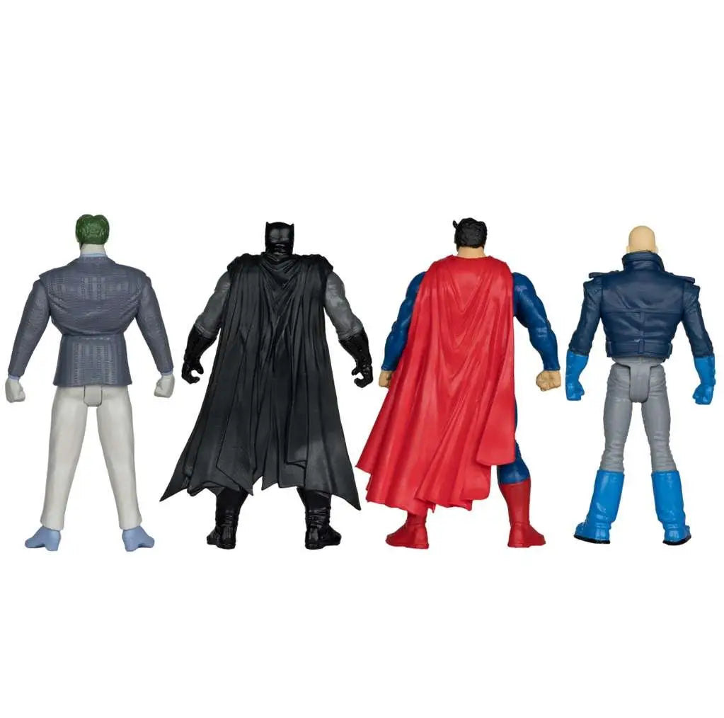 DC Direct Page Punchers Pack de 4 Figuras Batman & Son of Batman & Superman & Joker 7 cm