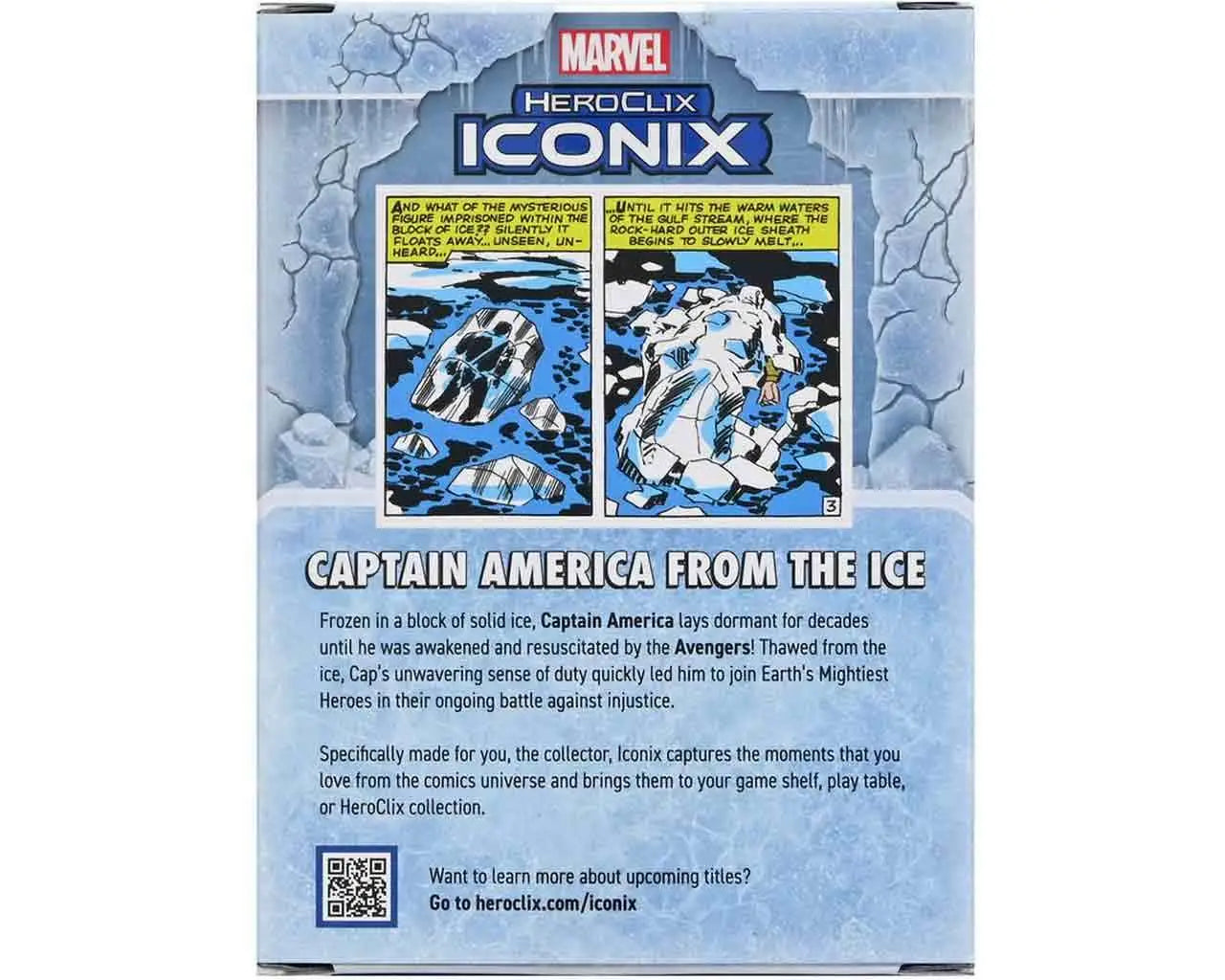 Marvel HeroClix Iconix: Captain America from the Ice