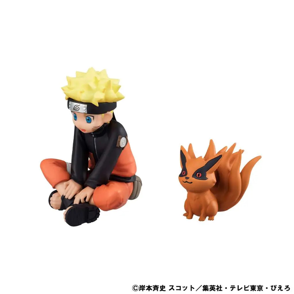 NARUTO SHIPPUDEN GAIDEN UZUMAKI NARUTO & BIJU GEM SET STATUE