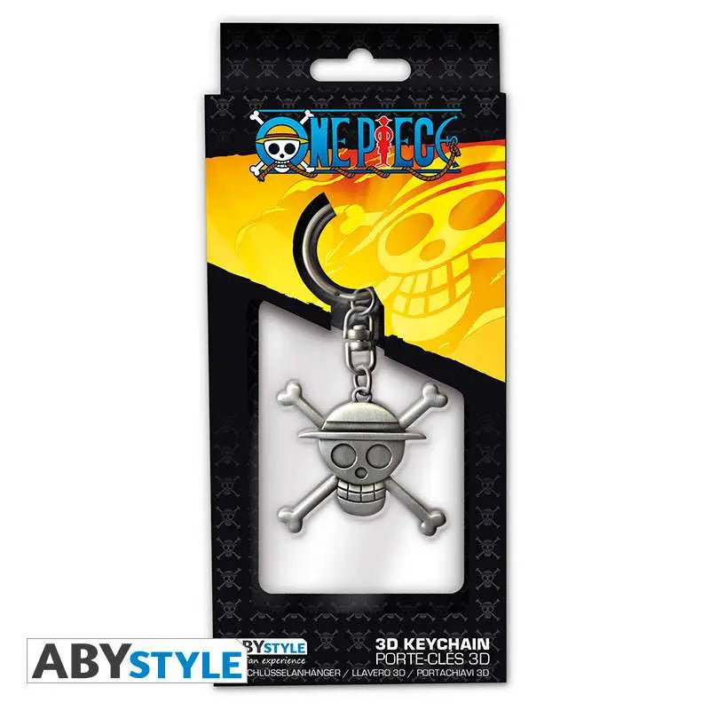 ONE PIECE LUFFY SKULL 3D KEYCHAIN Frikytopia