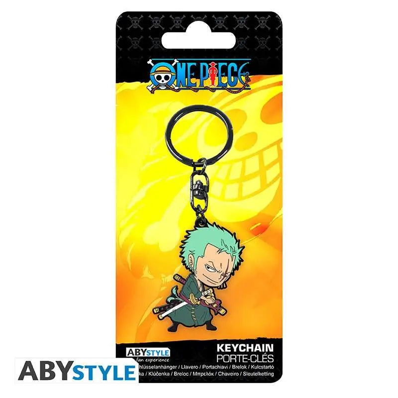 Llavero PVC Abystyle One Piece Zoro Super Deformed