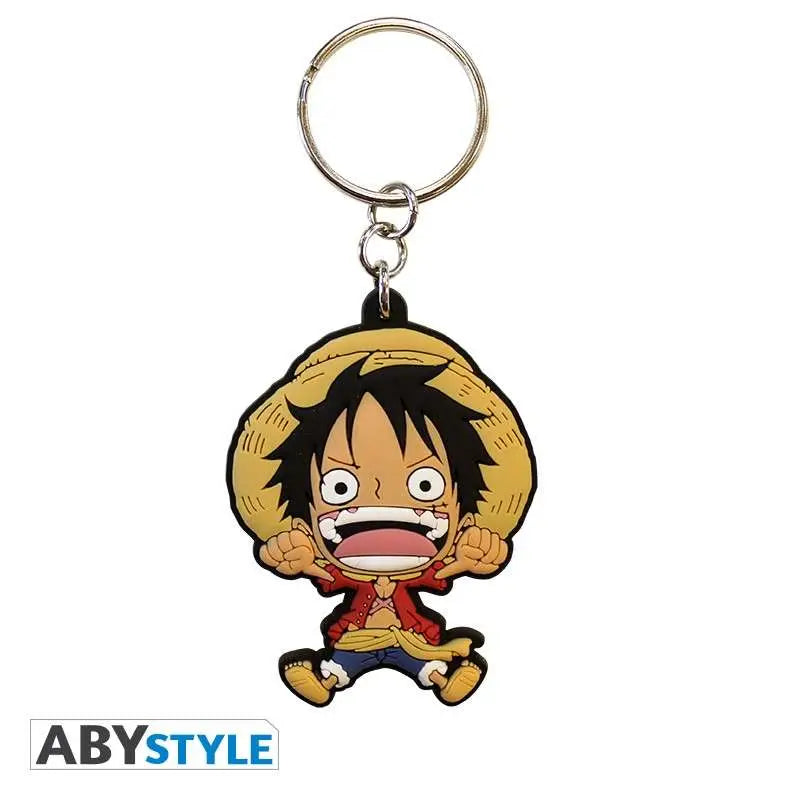 Llavero pvc abystyle luffy super deformed