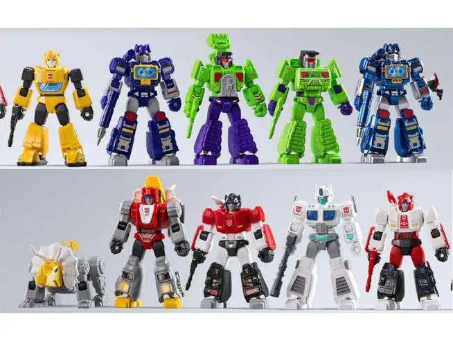 TRANSFORMERS THE AUTOBOT RUN GALAXY VERSION 03 MODEL KIT BLIND Caja SET (9)