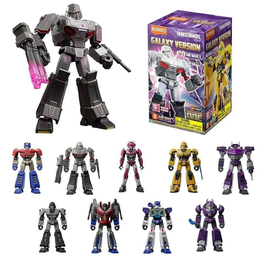 TRANSFORMERS ONE WAVE 2 GALAXY VERSION 07 MODEL KIT BLIND Caja SET (9)