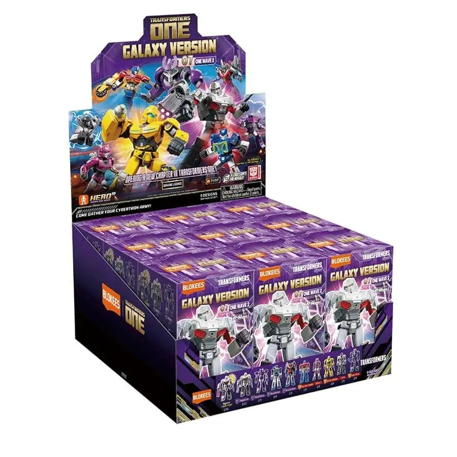 TRANSFORMERS ONE WAVE 2 GALAXY VERSION 07 MODEL KIT BLIND Caja SET (9)