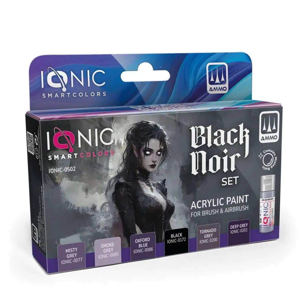 IONIC BLACK NOIR PAINT SET Frikytopia