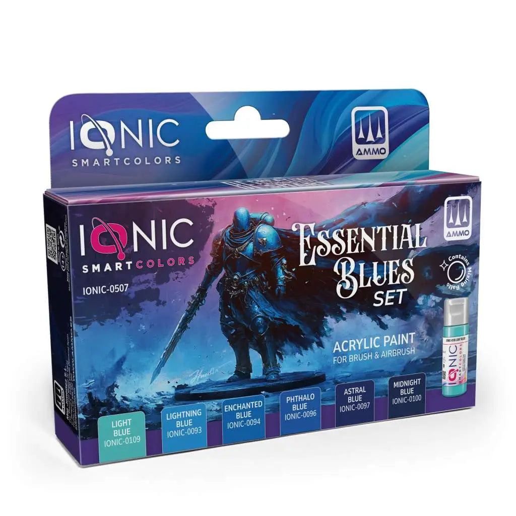 IONIC ESSENTIAL BLUES PAINT SET Frikytopia