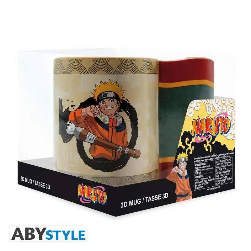NARUTO SHIPPUDEN NARUTO SCROLL 3D HANDLE MUG Frikytopia