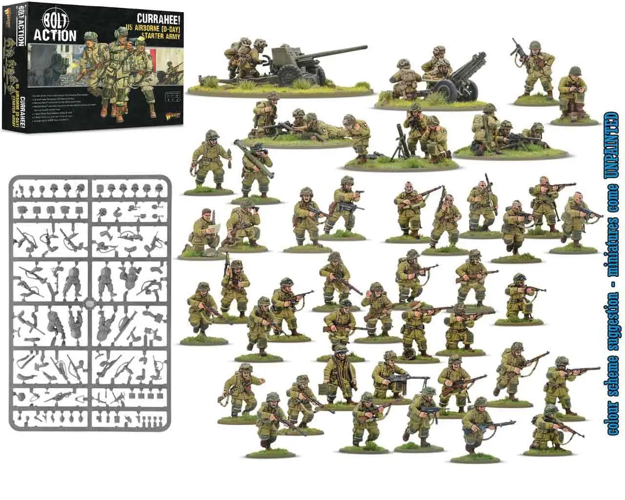BOLT ACTION CURRAHEE US AIRBORNE DDAY STARTER ARMY Frikytopia