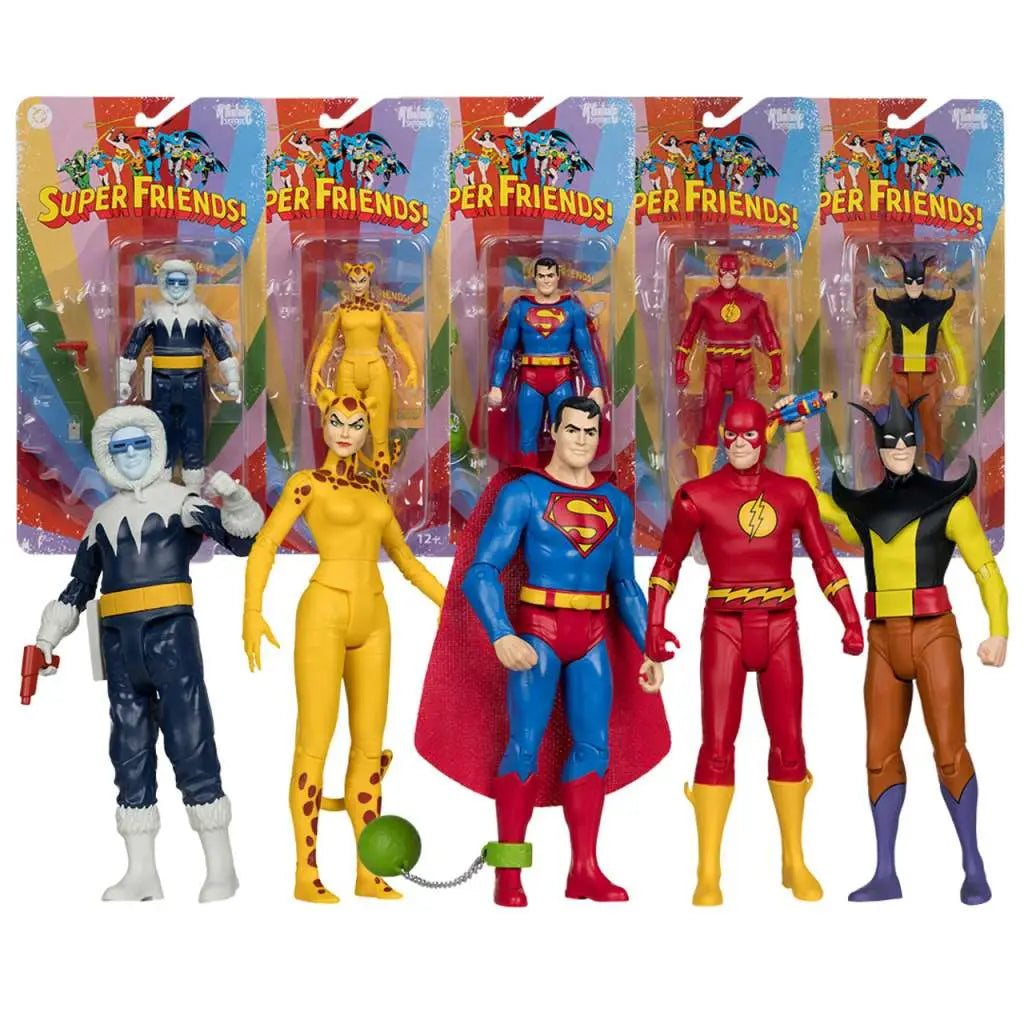 DC RETRO SUPER FRIENDS SERIE 2 ASSORTED SET(6) Frikytopia