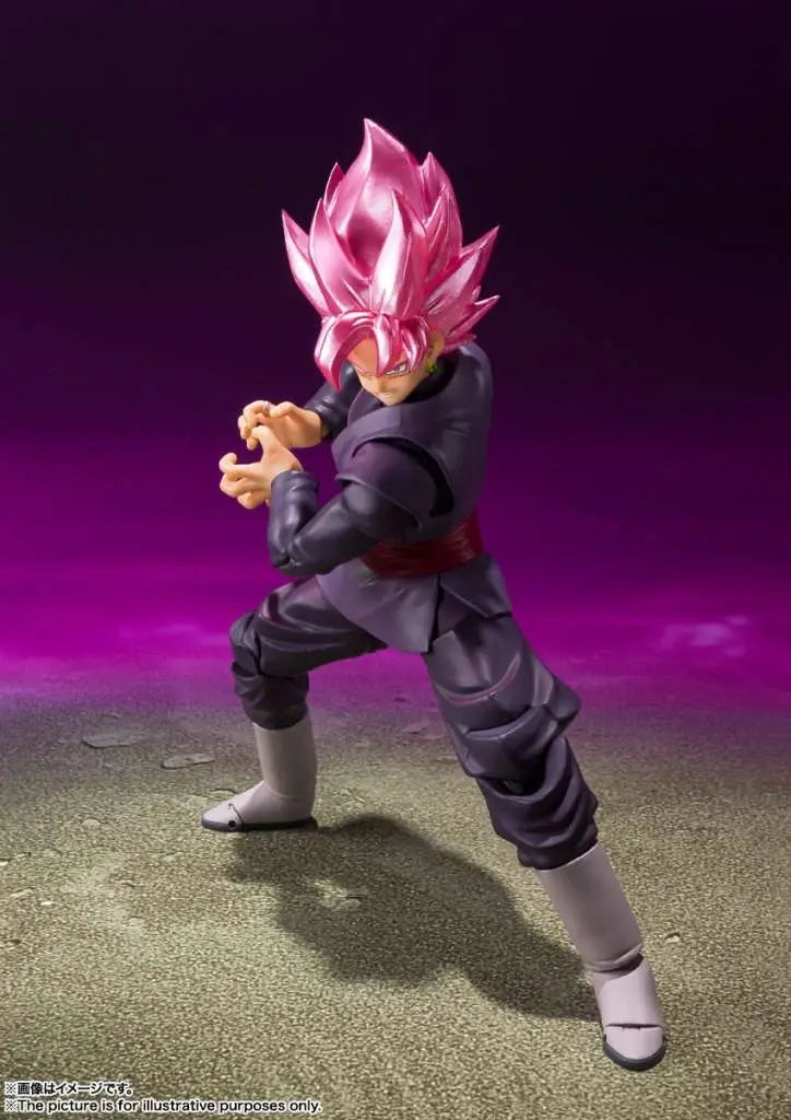 DRAGON BALL GOKU BLACK SUPER SAIYAN ROSE SHF REISSUE