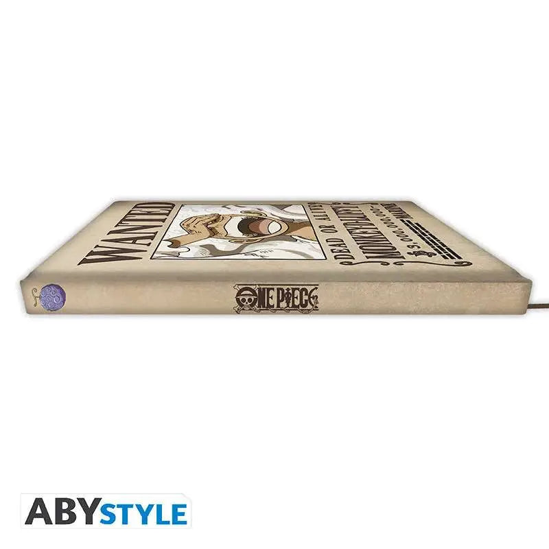 ONE PIECE WANTED LUFFY WANO Libreta A5