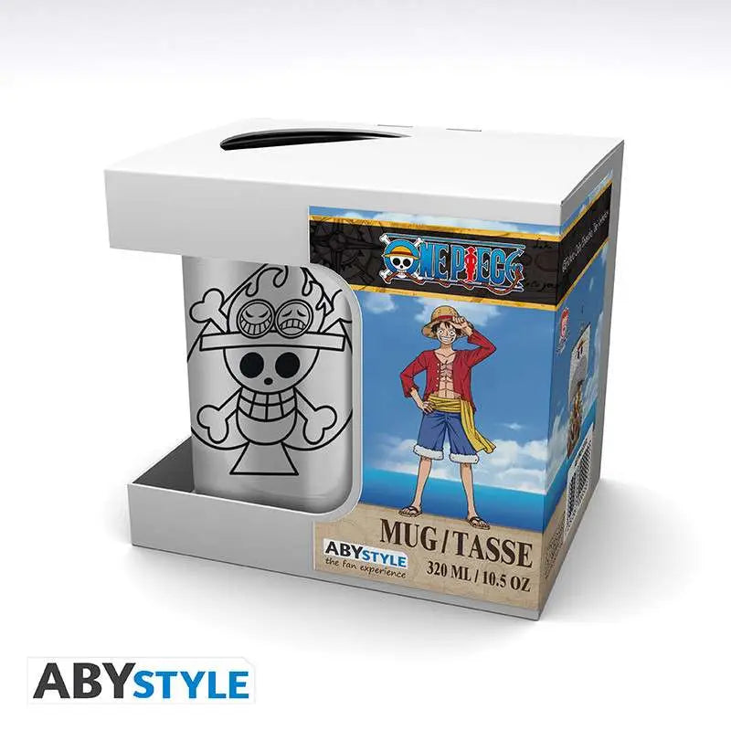 ONE PIECE ACE & SKULL MUG CARABINER Frikytopia