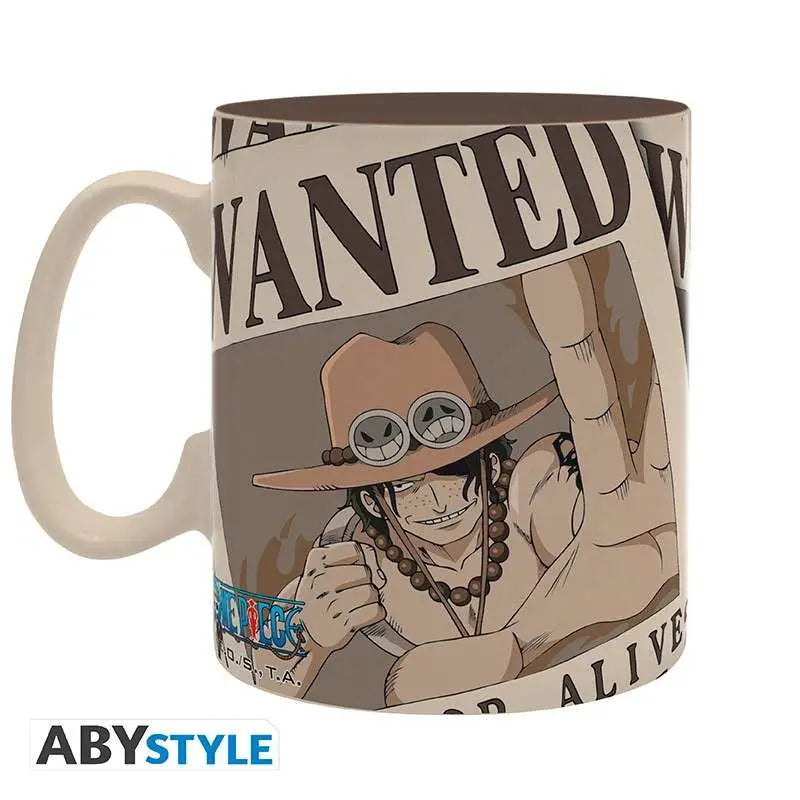 ONE PIECE WANTED ACE Taza