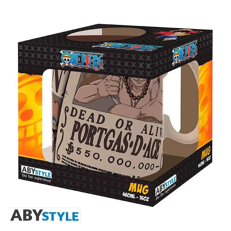 ONE PIECE WANTED ACE Taza