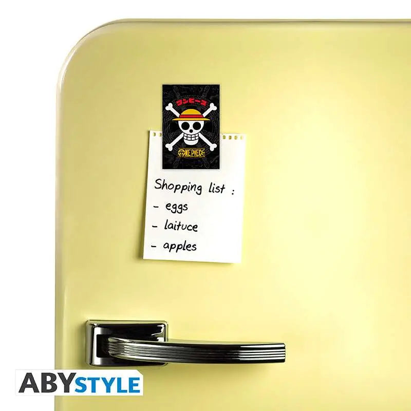 ONE PIECE STRAWHAT SKULL STANDARD MAGNET Frikytopia