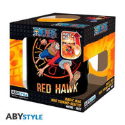ONE PIECE LUFFY & SABO HEAT CHANGE MUG