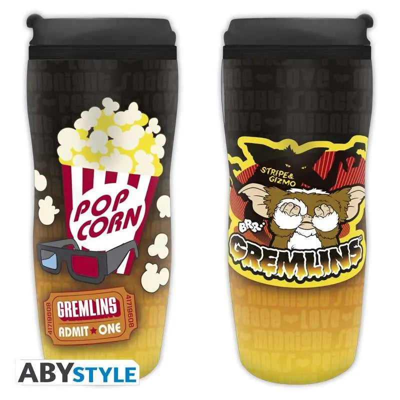 GREMLINS GIZMO POP CORN TRAVEL Taza