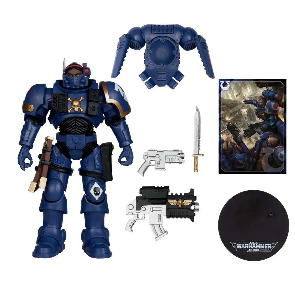 Warhammer 40,000 Figura Lieutenant in Phobos Armor (Ultramarines) 18 cm