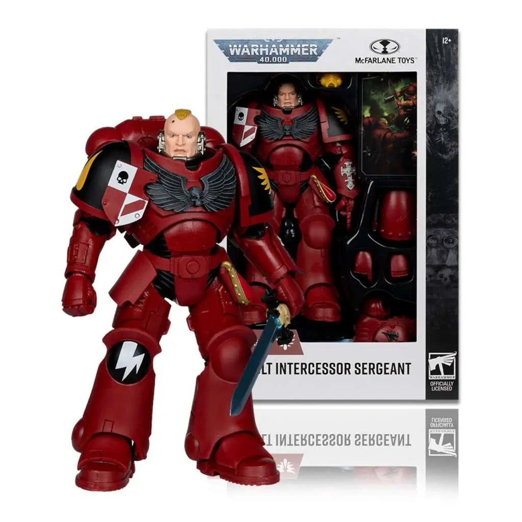 Warhammer 40,000 Figura Assault Intercessor Sergeant (Blood Angel) 18 cm