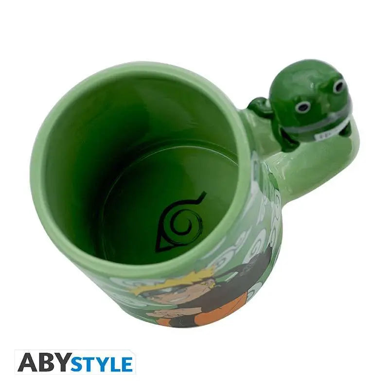 NARUTO SHIPPUDEN NARUTO & GAMA CHAN Taza 3D HANDLE