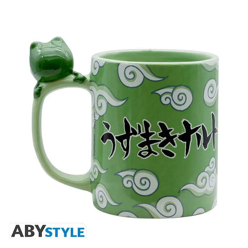 NARUTO SHIPPUDEN NARUTO & GAMA CHAN Taza 3D HANDLE