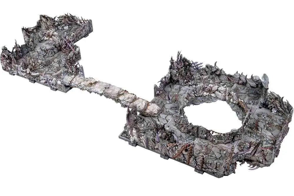 DUNGEONS & LASERS DEMONIC CAVES PRISMACAST PRE-PAINTED TERRAINS