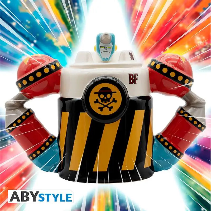 ONE PIECE FRANKY IRON PIRATE SHOGUN 3D MUG Frikytopia