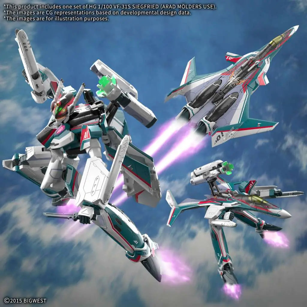HG VF-31S SIEGFRIED ARAD MOLDERS USE 1/100 Frikytopia