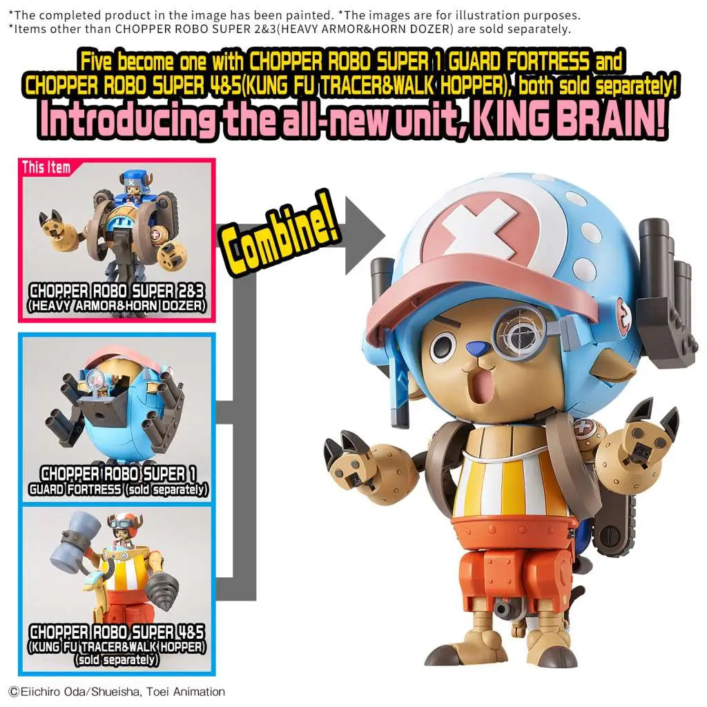 CHOPPER ROBO SUPER 2&3 HEAVY ARMOR & HORN DOZER