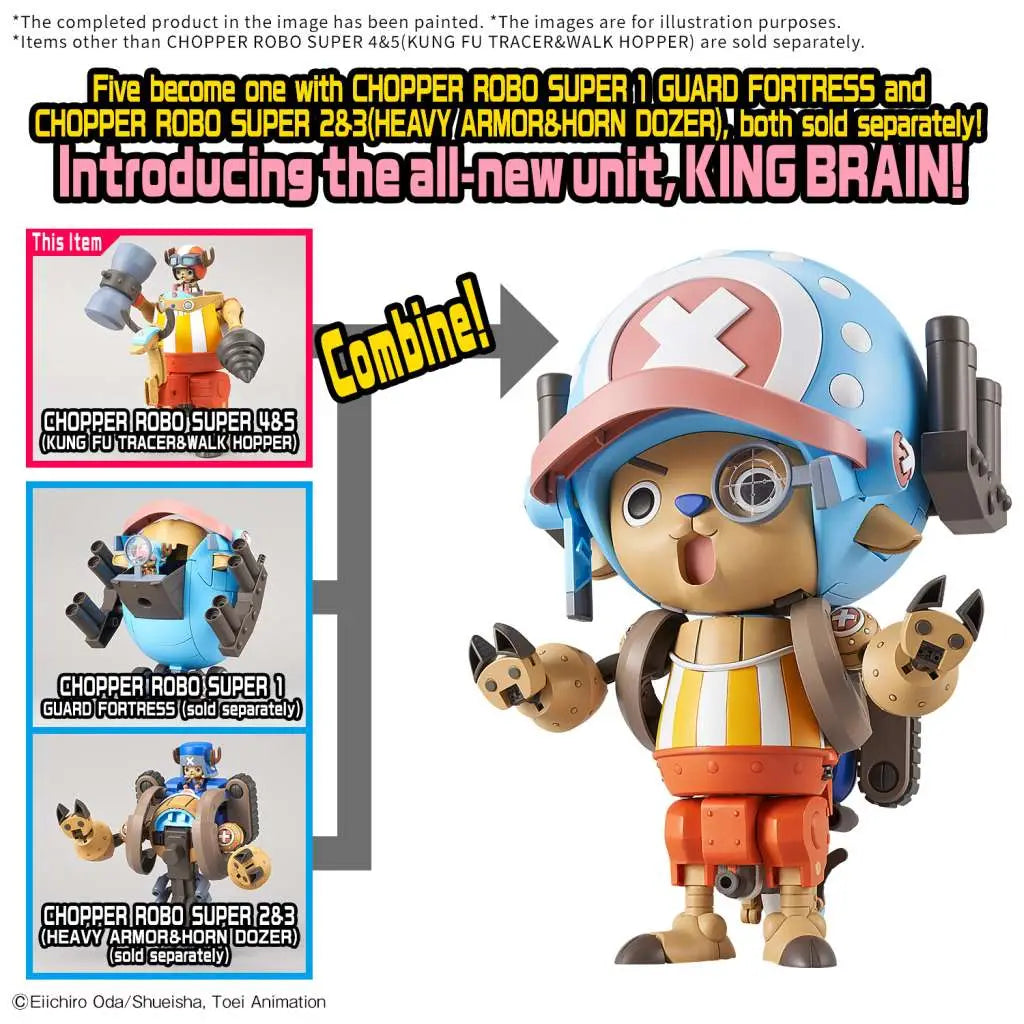 CHOPPER ROBO SUPER 4&5 KUNG FU TRACER &WALK HOPPER