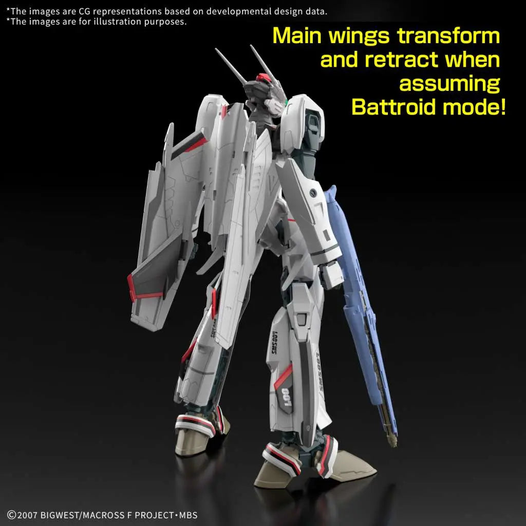 HG VF-25F MESSIAH VALKYRIE ALTO CUSTOM DELUXE SET 1/100