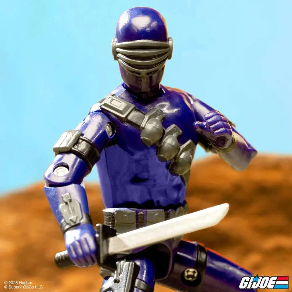 G.I. JOE W03 SNAKE EYES (CARTOON) REACTION+ FIGURE Frikytopia