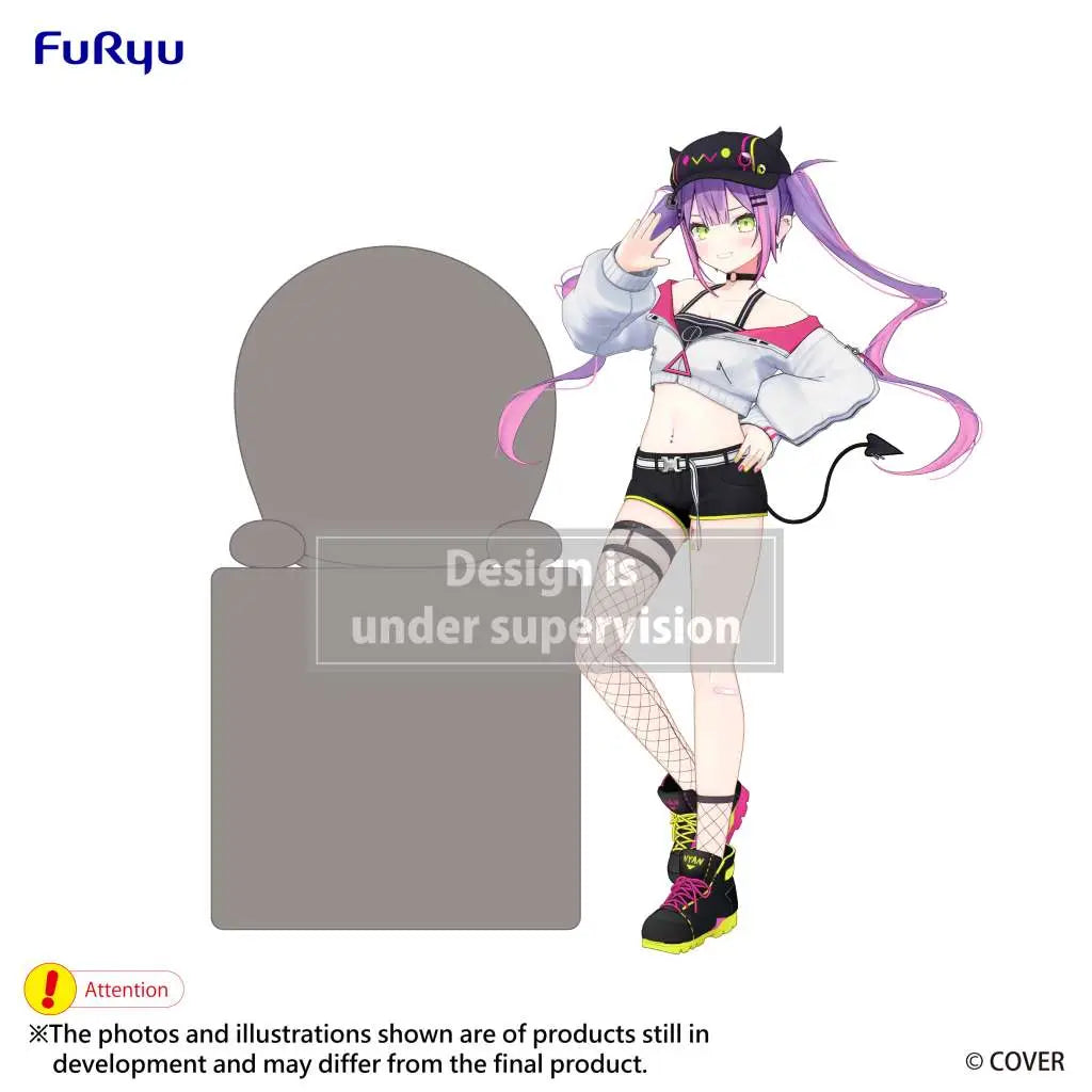 Hololive Production Estatua PVC Hikkake Tokoyami Towa 10 cm